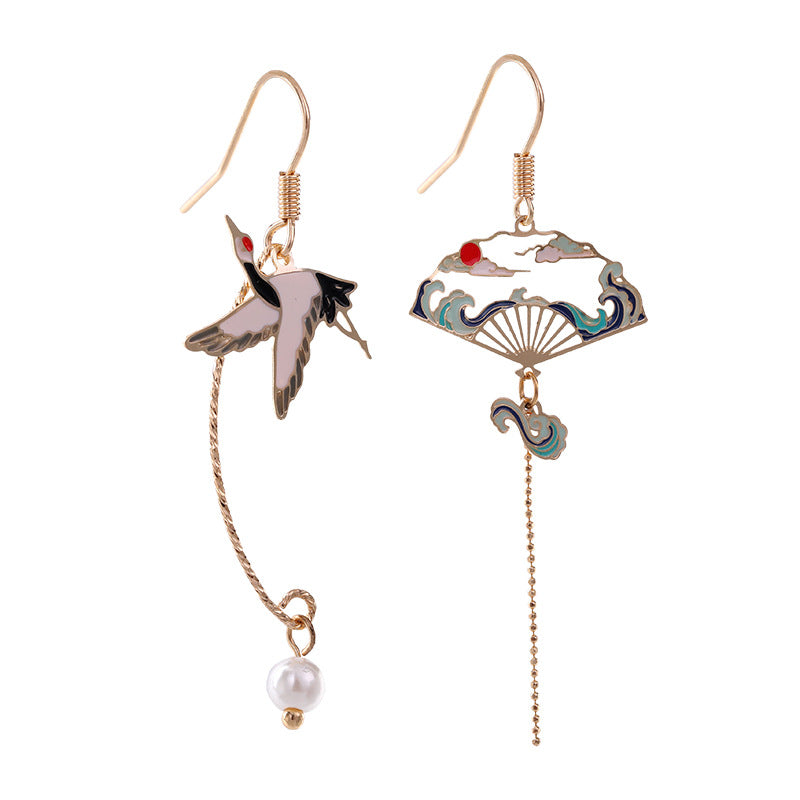 Crane Earrings
