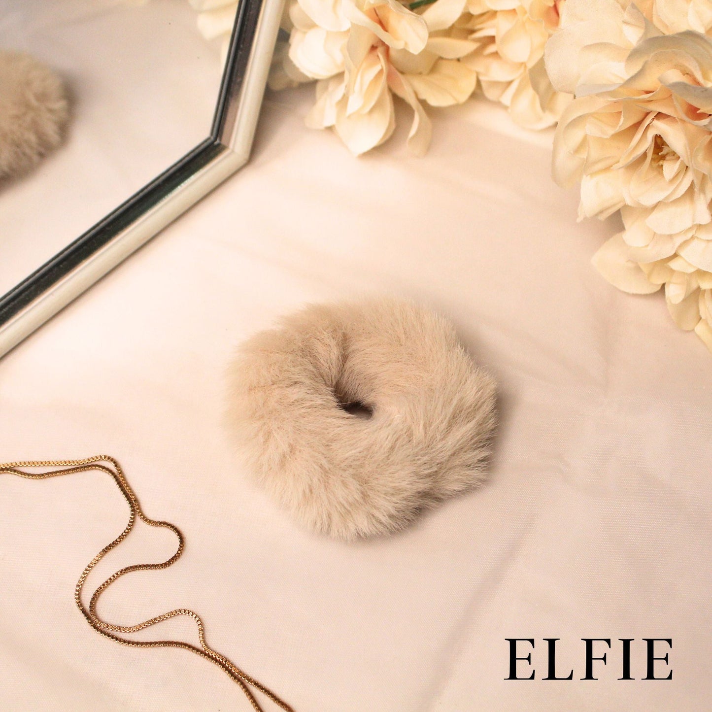 Winter Faux Fur Scrunchie