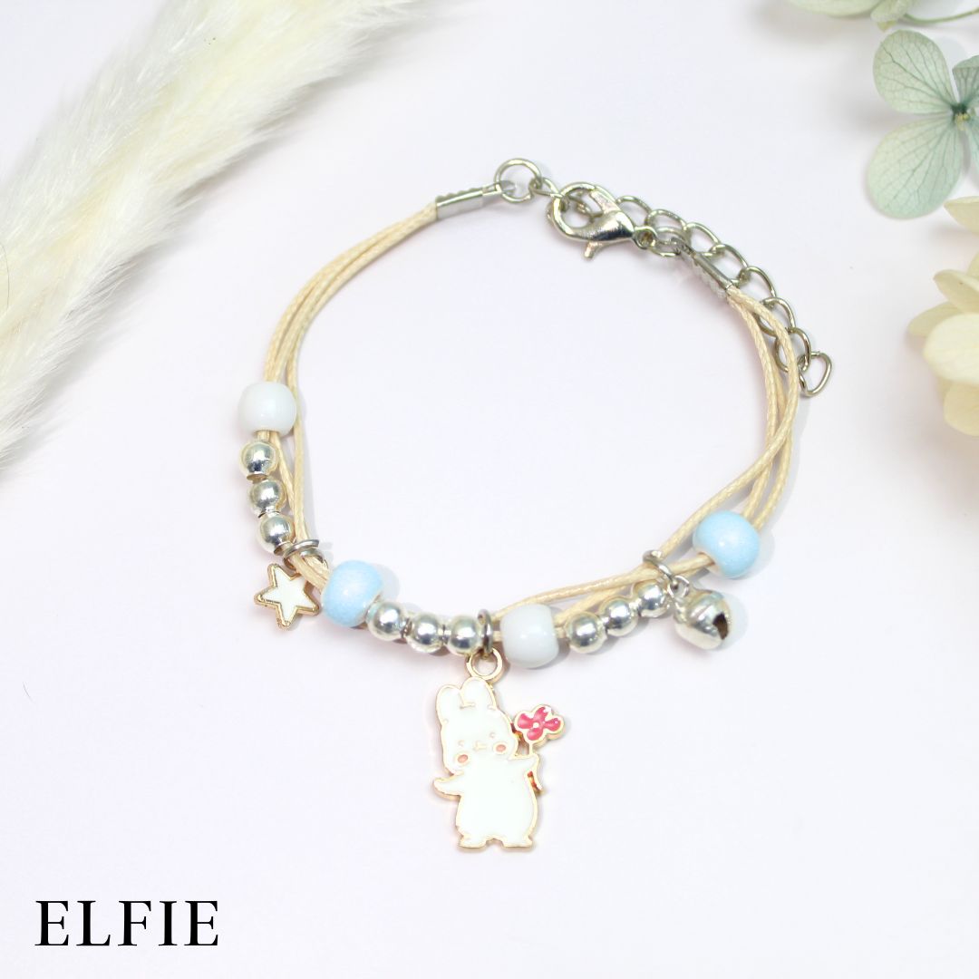 Happy Rabbit Ceramic Bracelet