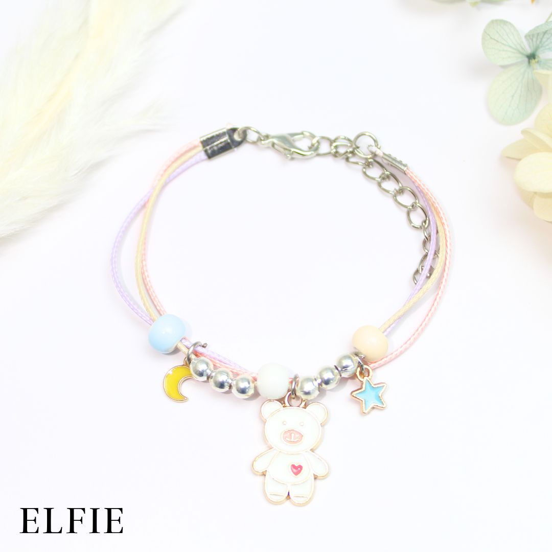 Teddy Moon Ceramic Bracelet