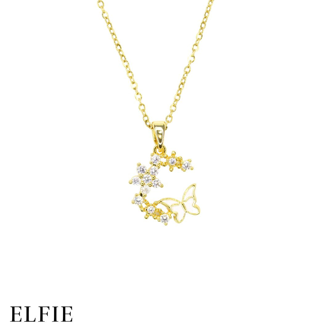 Butterfly Garden Titanium Necklace