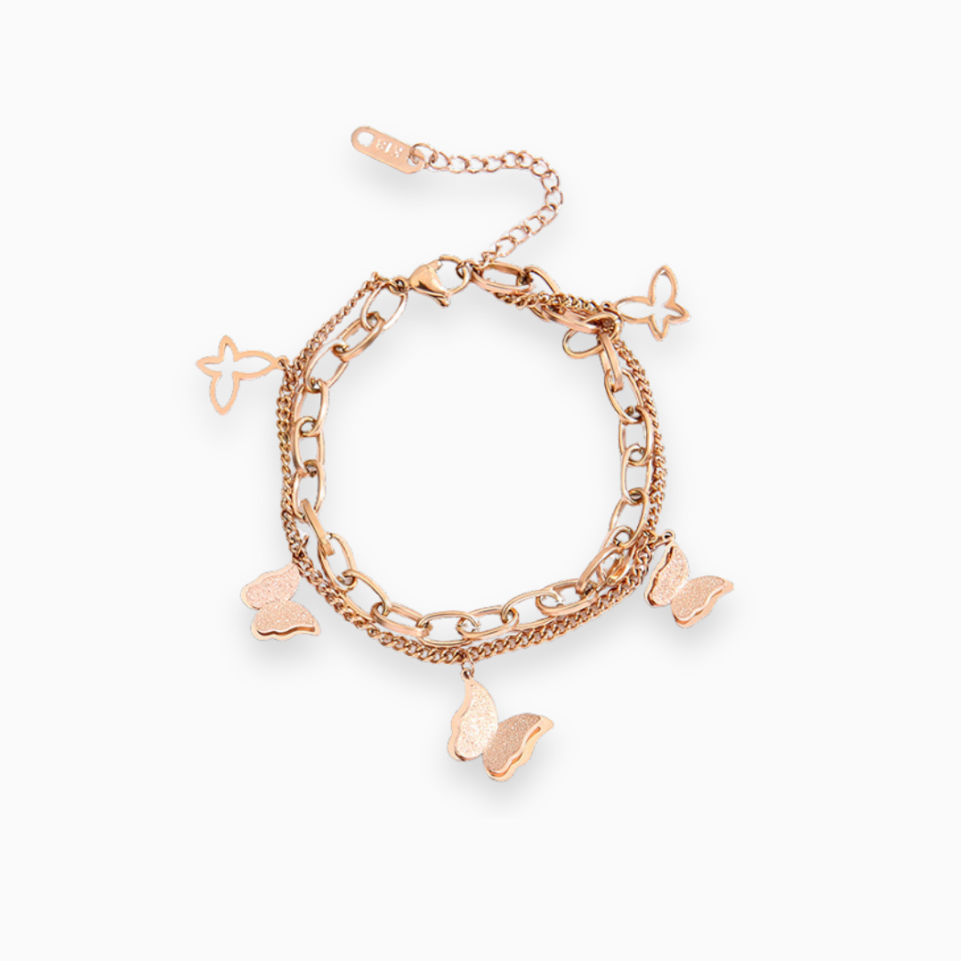 Butterfly Shine Titanium Bracelet