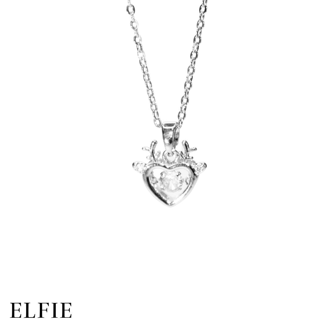 Deer In Love Titanium Necklace