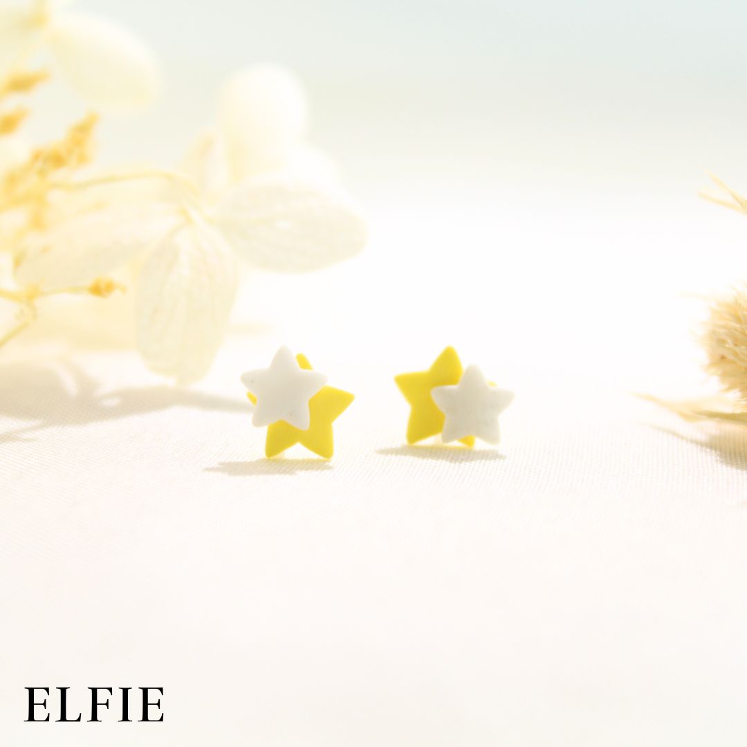Double Star Stud Earring