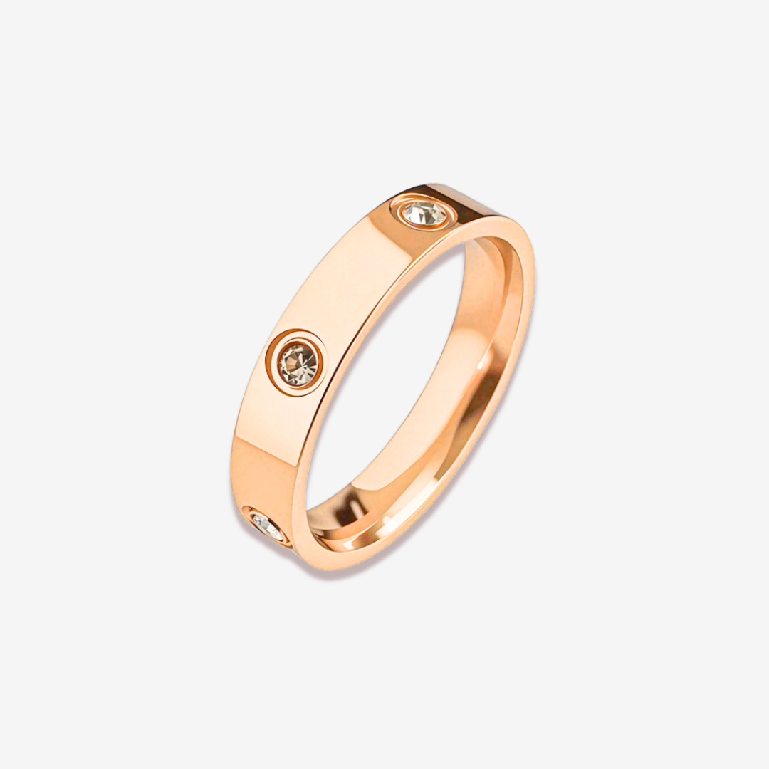 Elissa Silver Titanium Ring