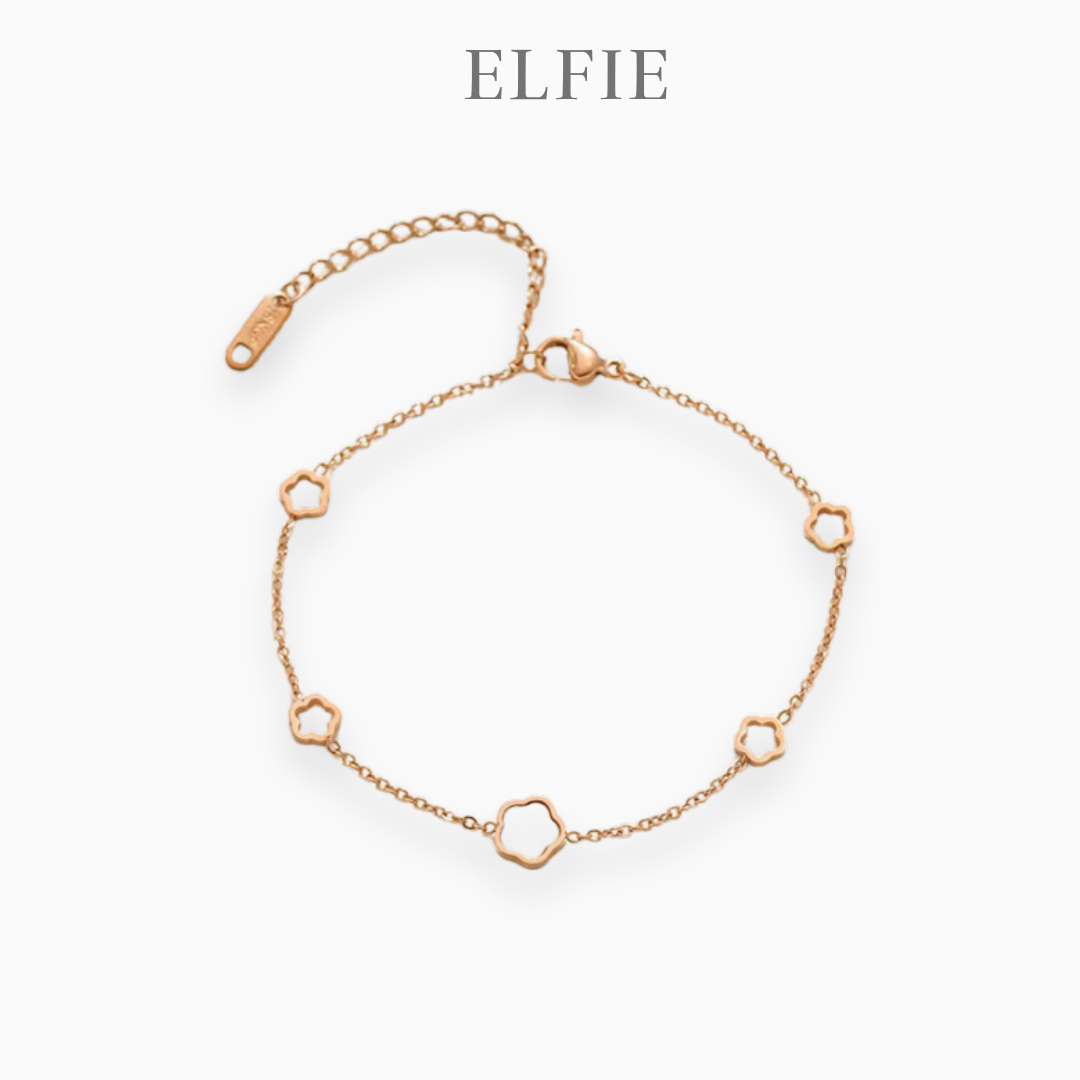 Flower Cascade Titanium Bracelet