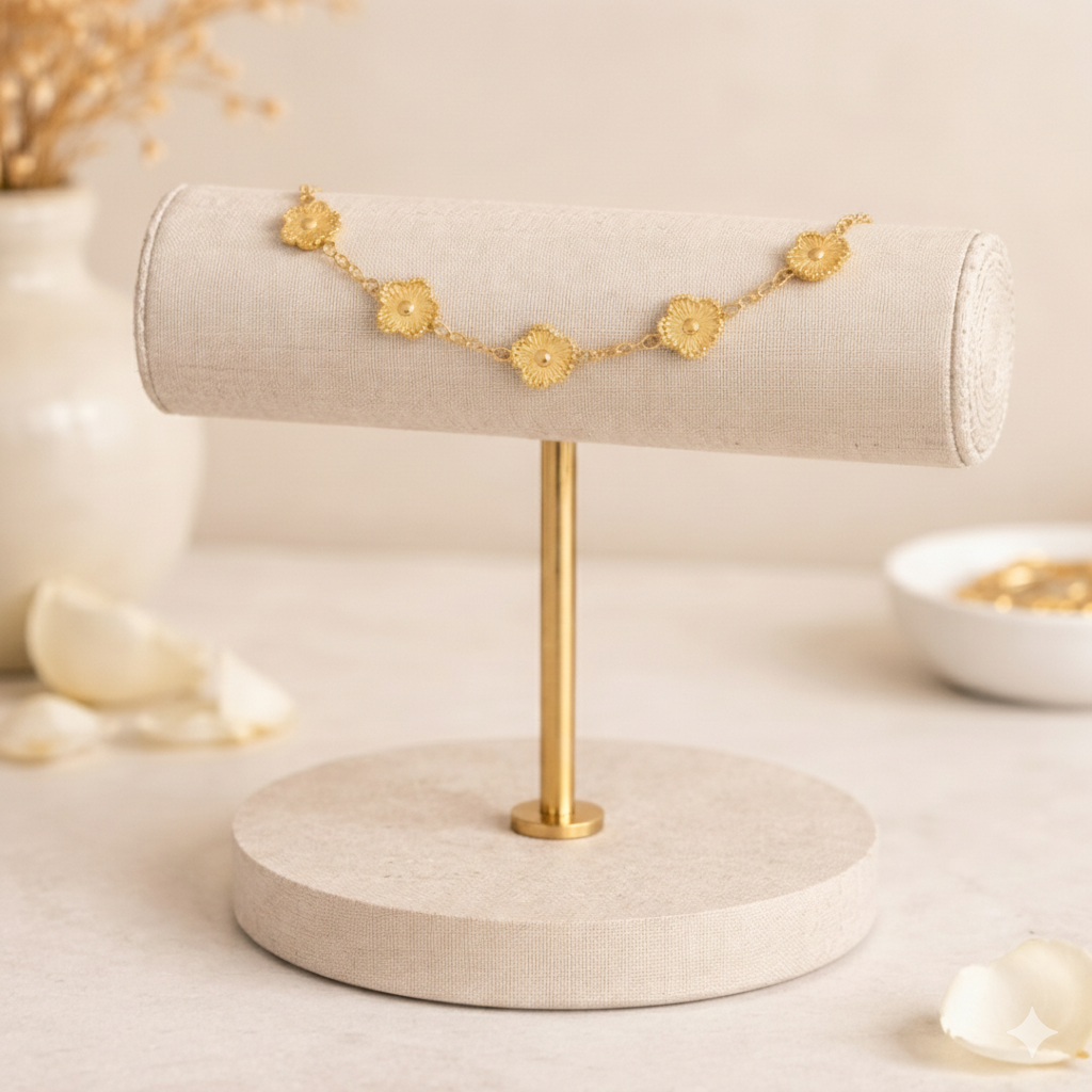 Ever Bloom Titanium Bracelet