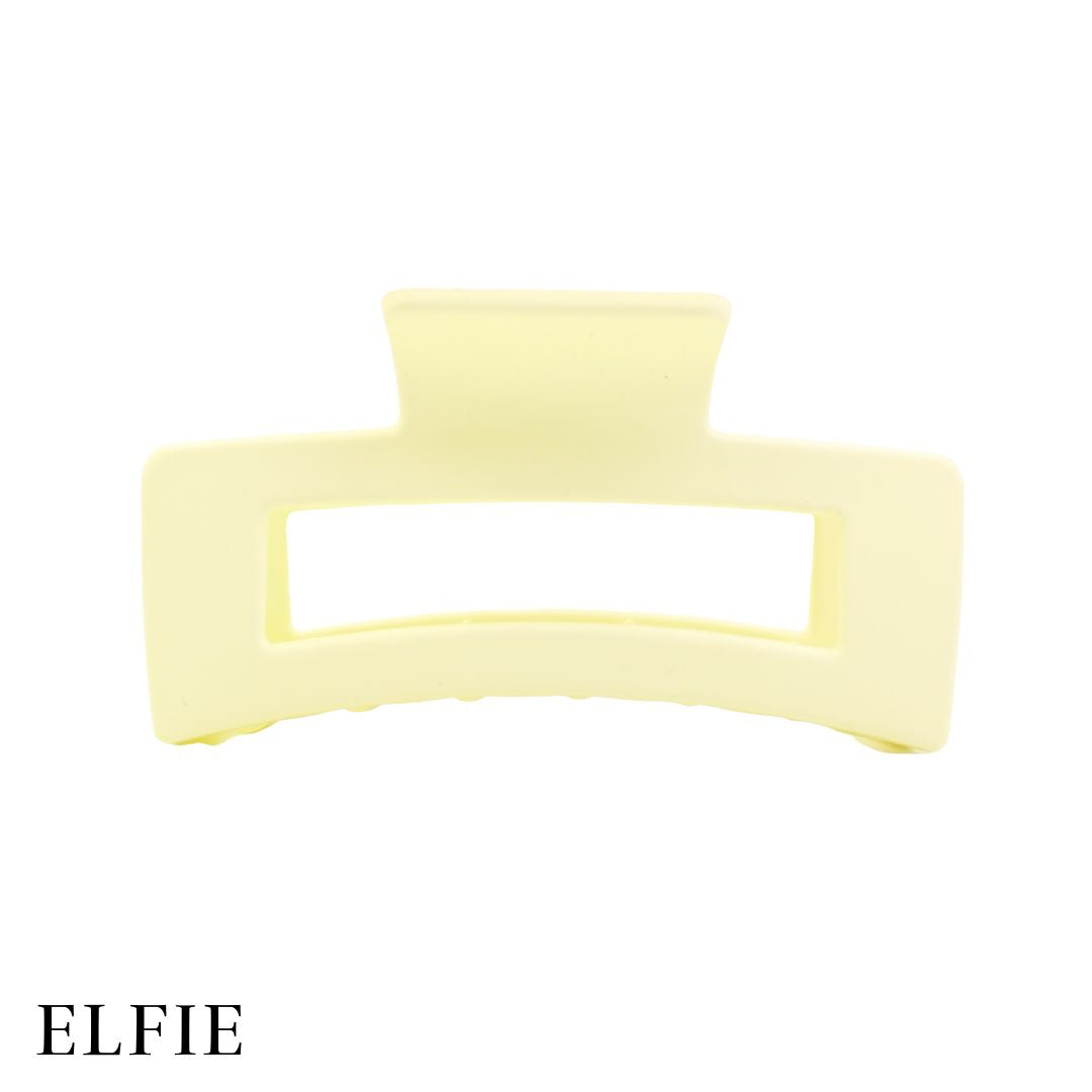 Square White Aesthetic Hair Claw