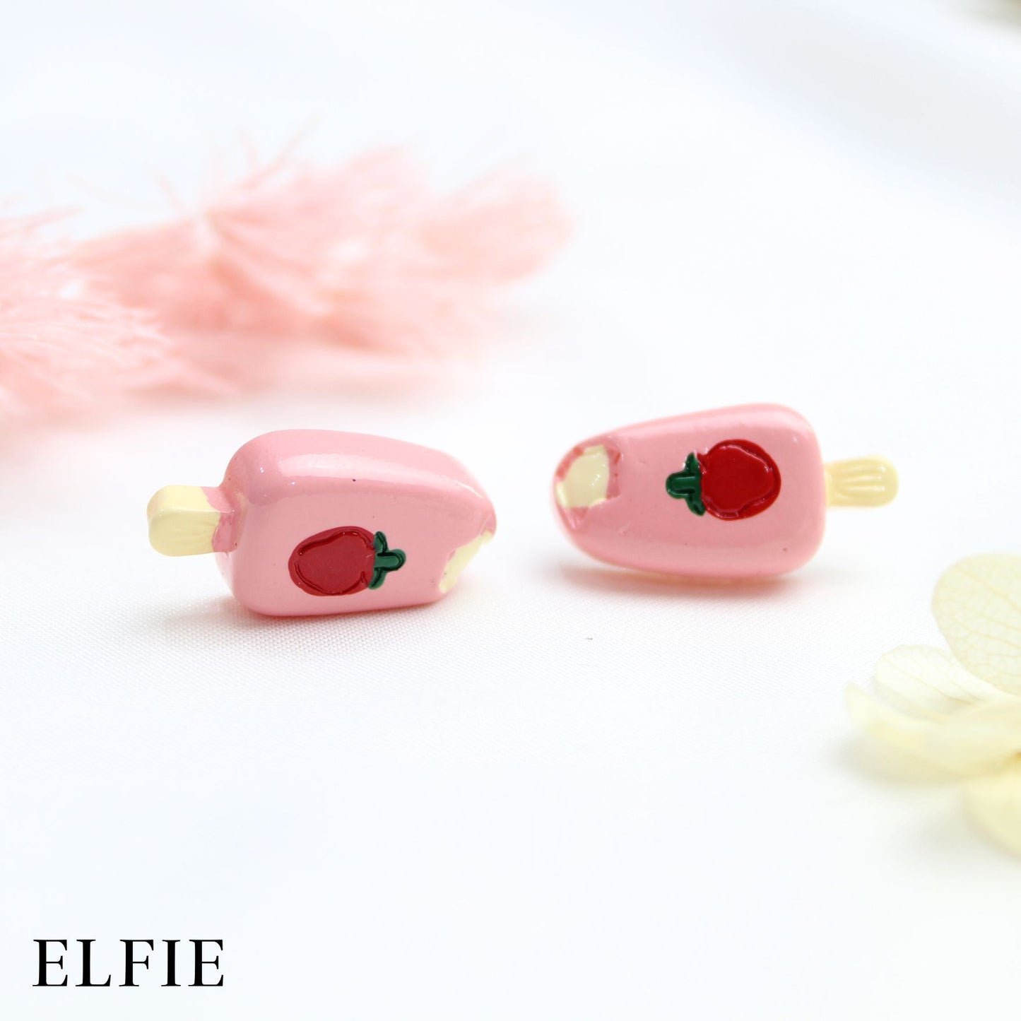 Strawberry Ice Cream Stud Earring