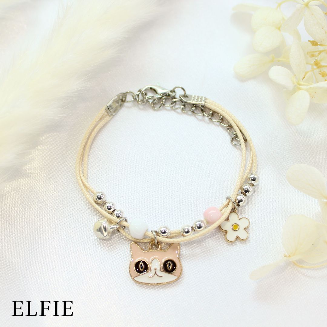 Kitty Face Ceramic Bracelet