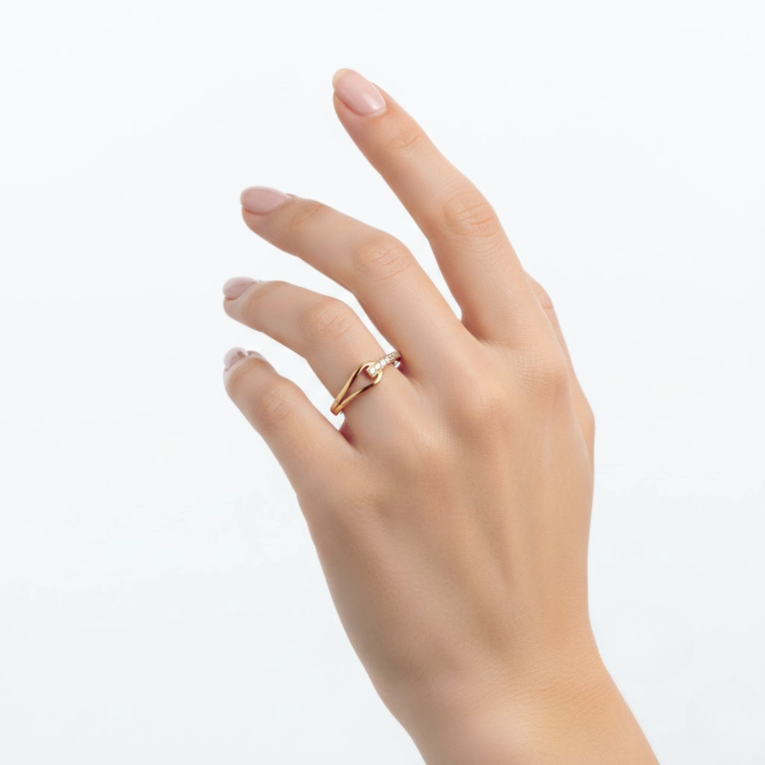 Liora Gold Titanium Ring