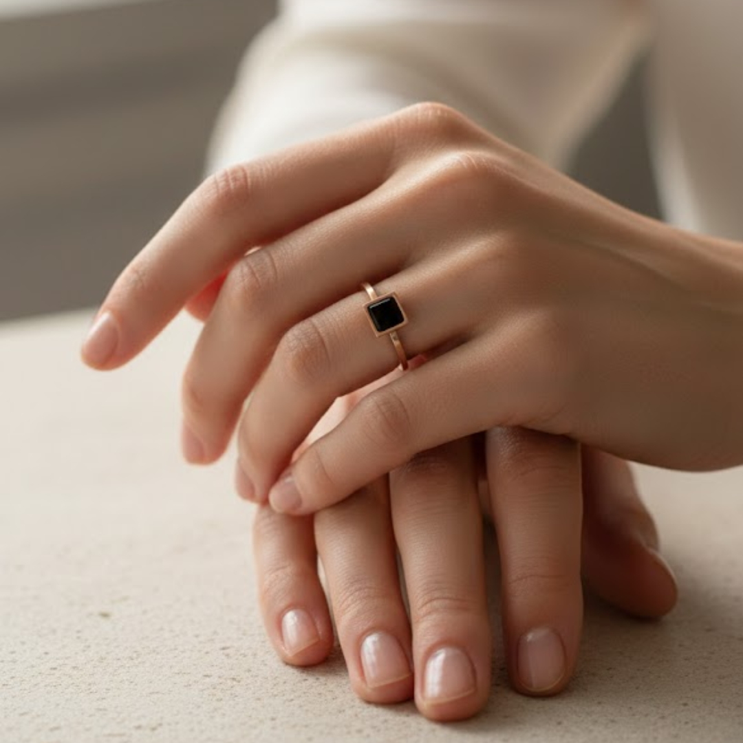 Lunera Rose Gold Titanium Ring