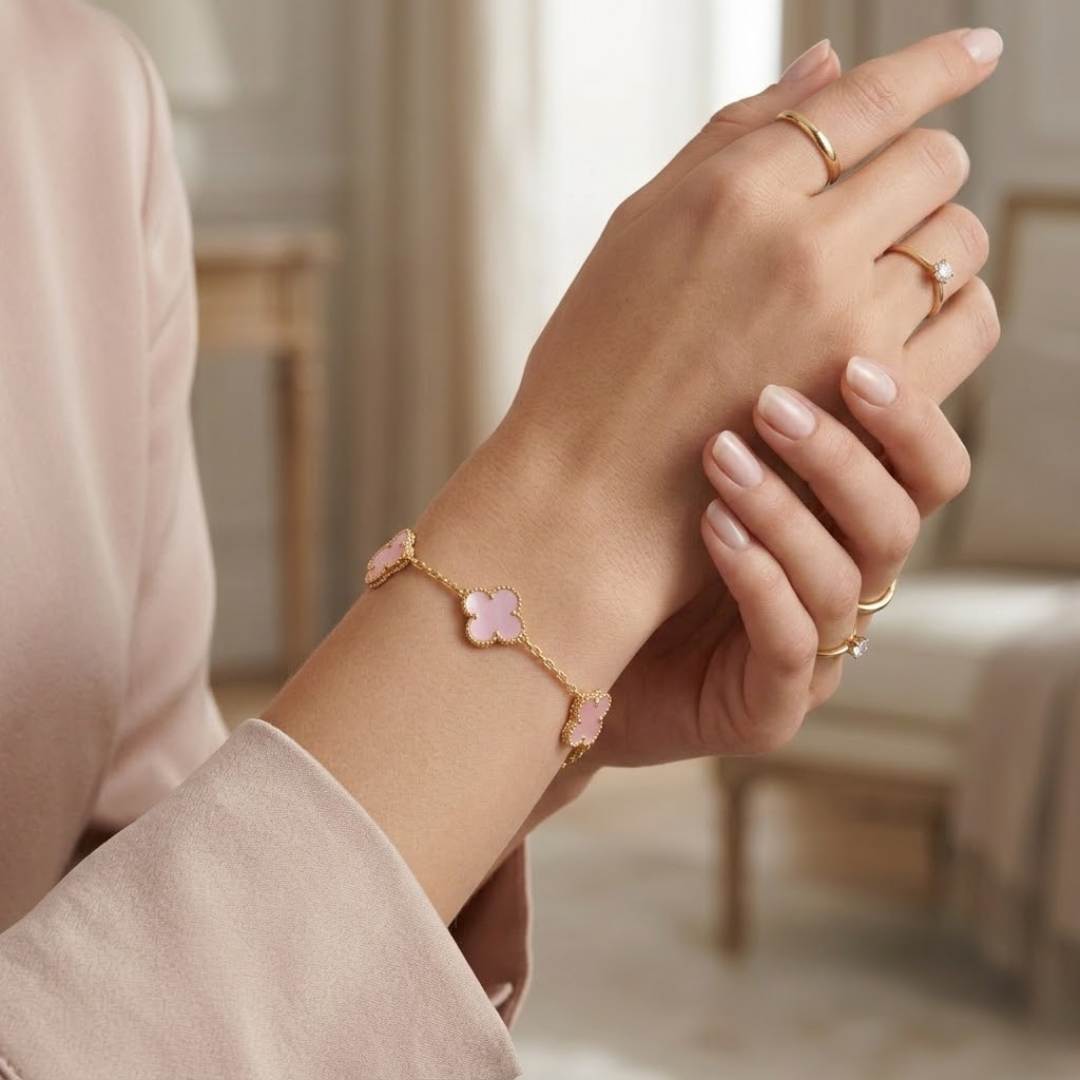 Maison Noir Charm Titanium Bracelet