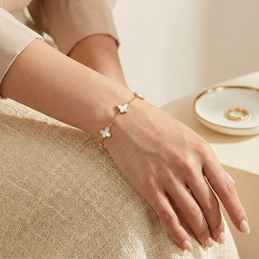 Mariposa Rose Titanium Bracelet