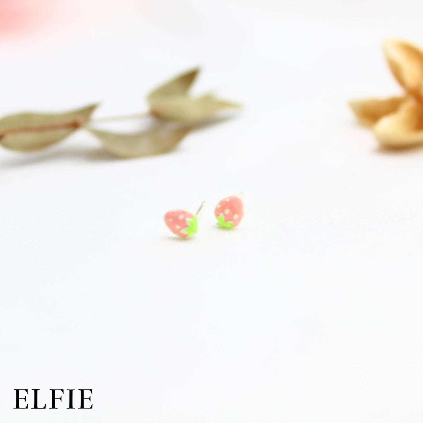 Mini Strawberry Stud Earring