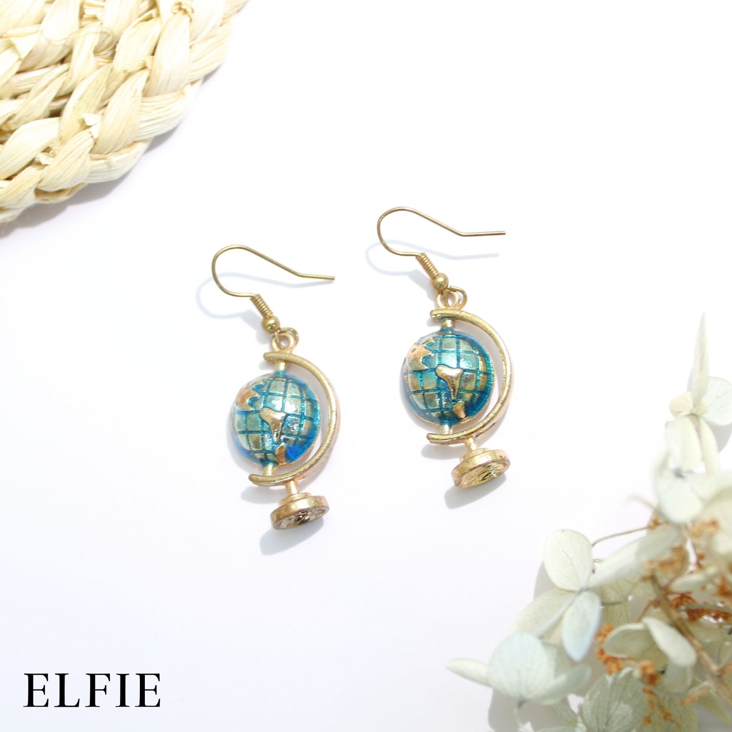 Globe Metal Earring