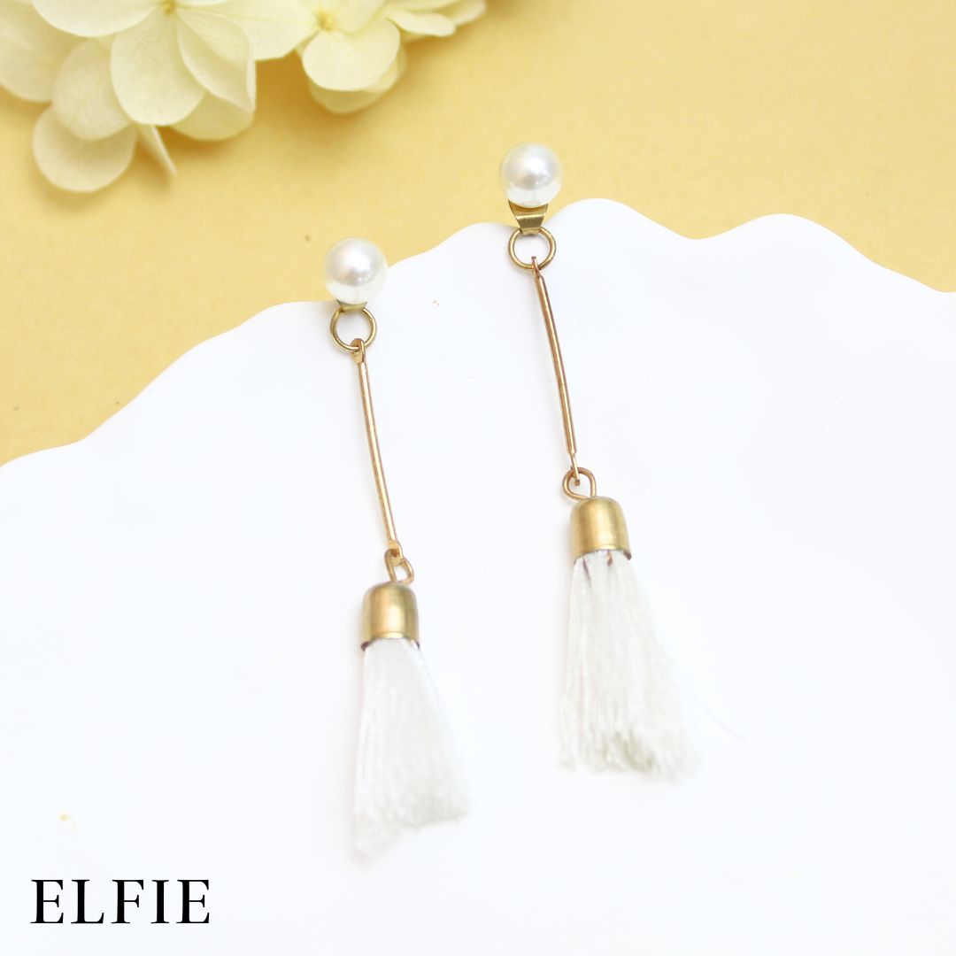 Pearly Tassel Drop Earring