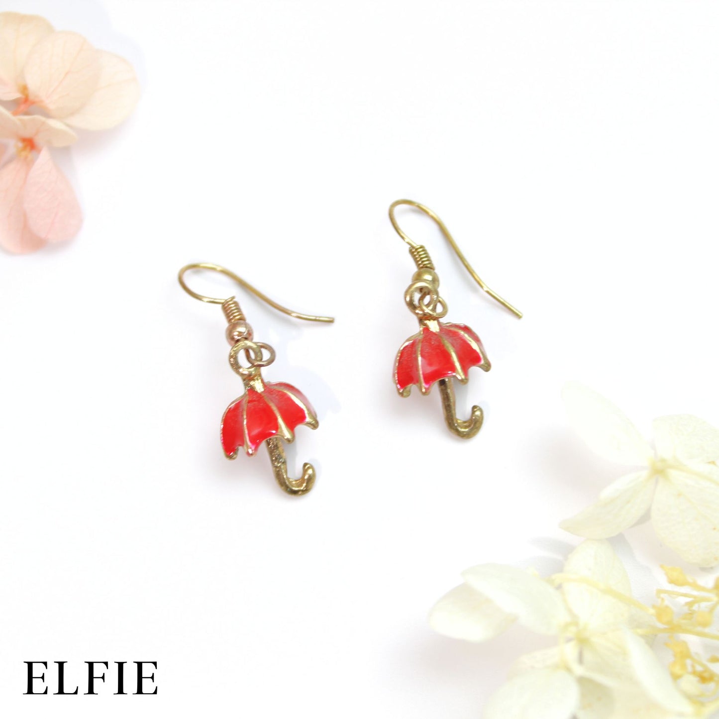 Umbrella Metal Earring