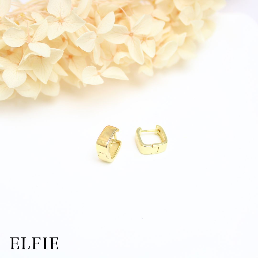 Golden Mini Clipper Earring