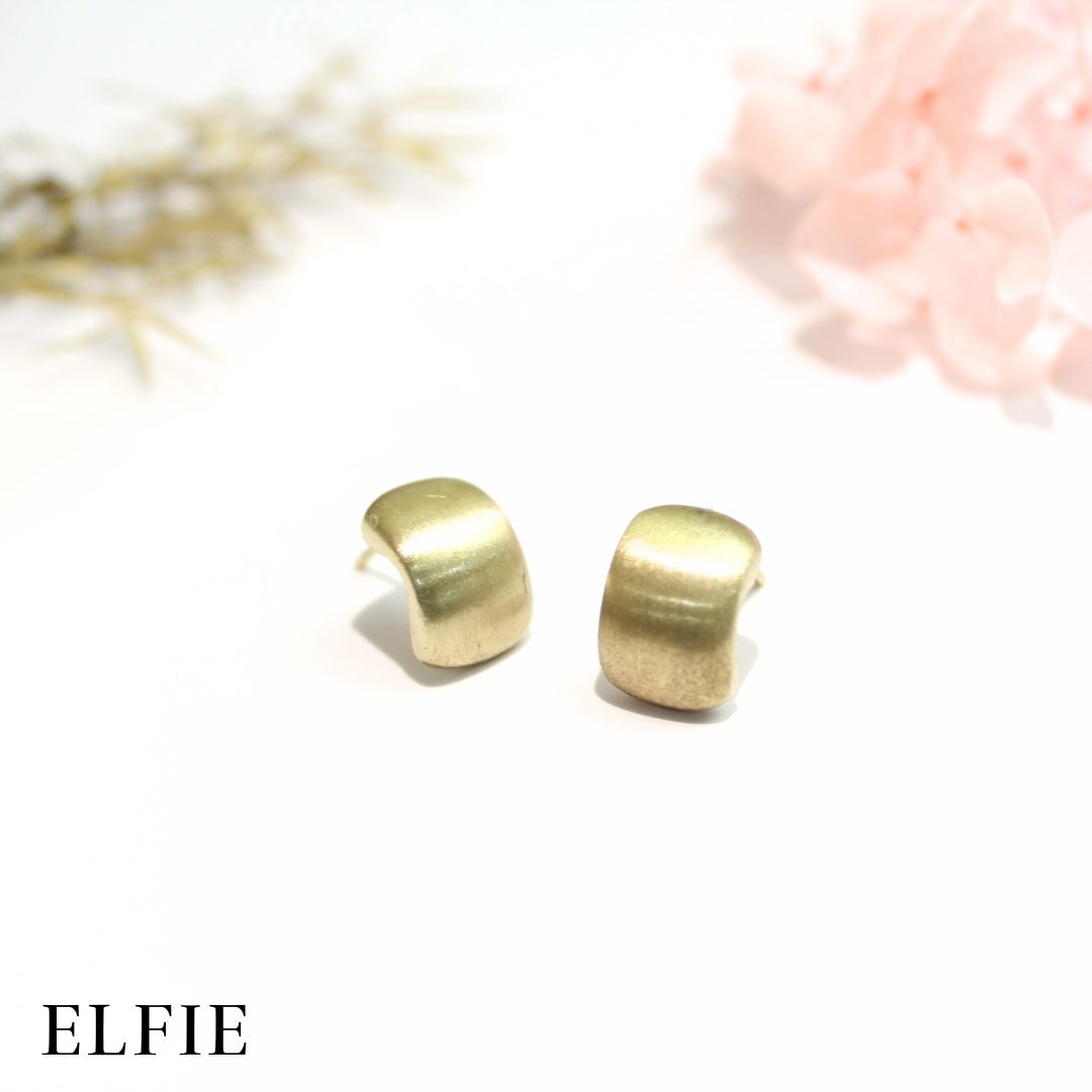 Gold Band Earring