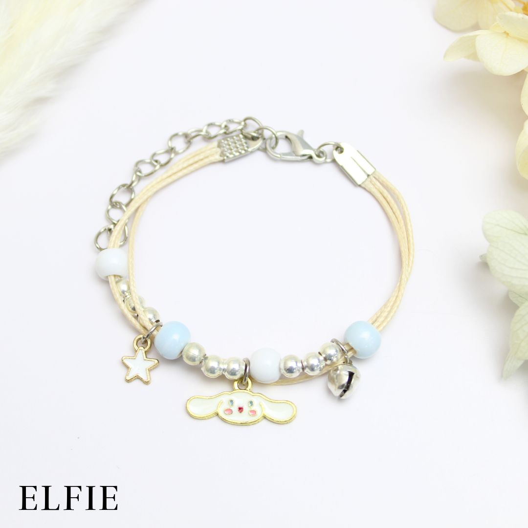 Chubby Rabbit Head Ceramic Bracelet