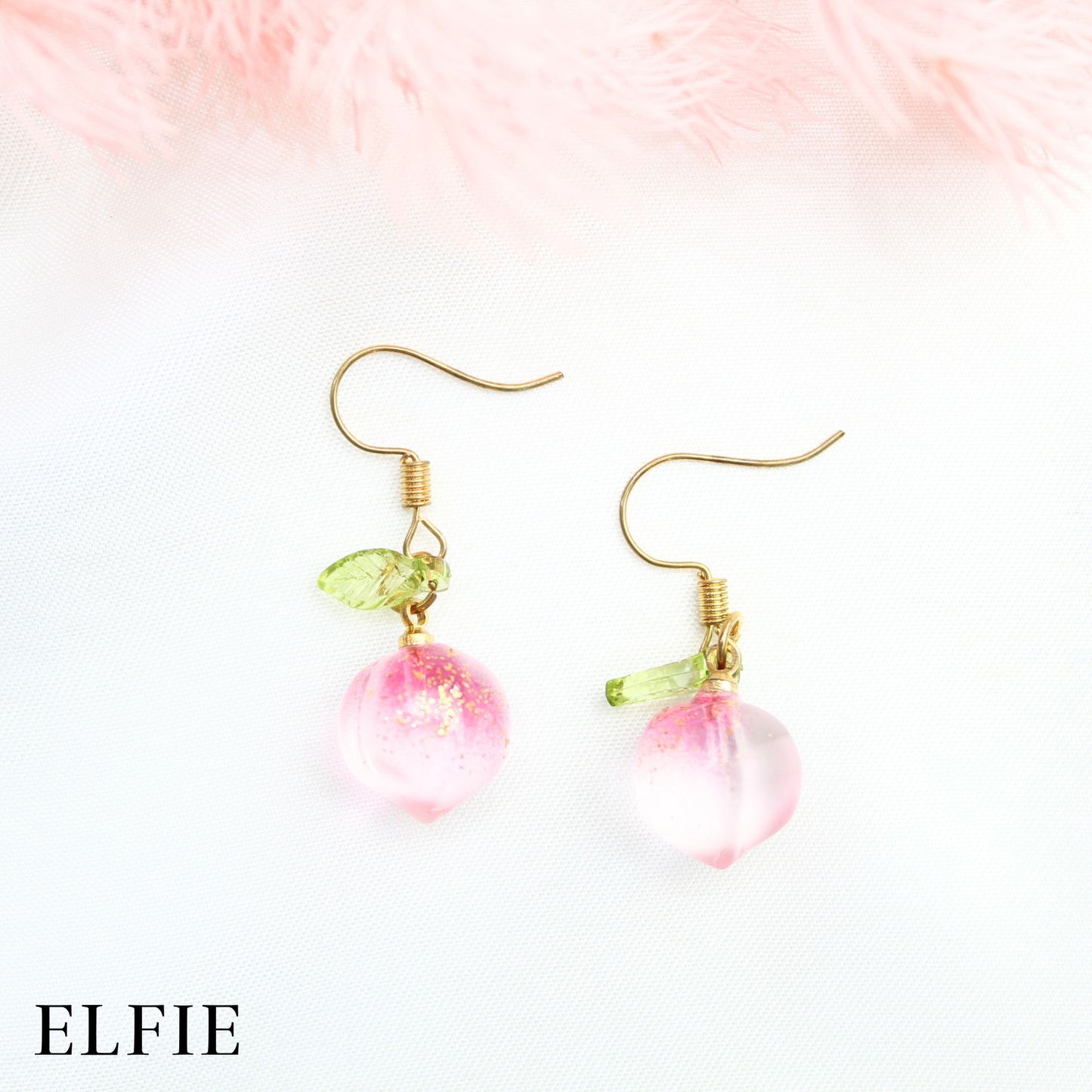 Red Fruit Clear Stud Earring