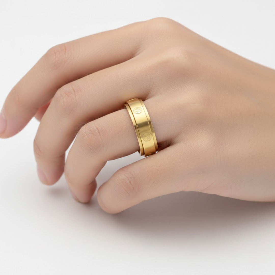 Regis Gold Titanium Ring