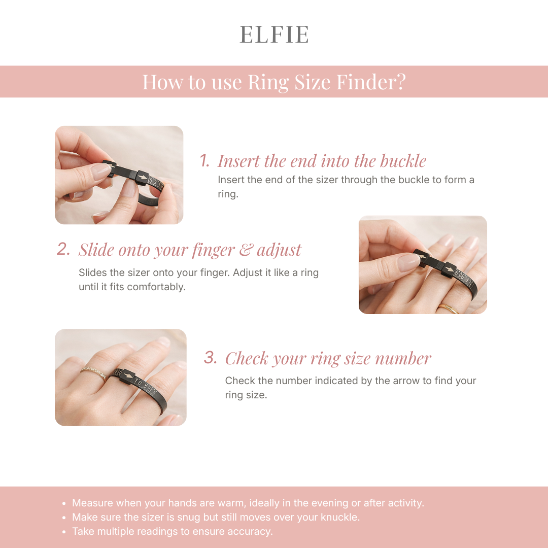 ELFIE Precision Ring Size Finder Titanium Ring