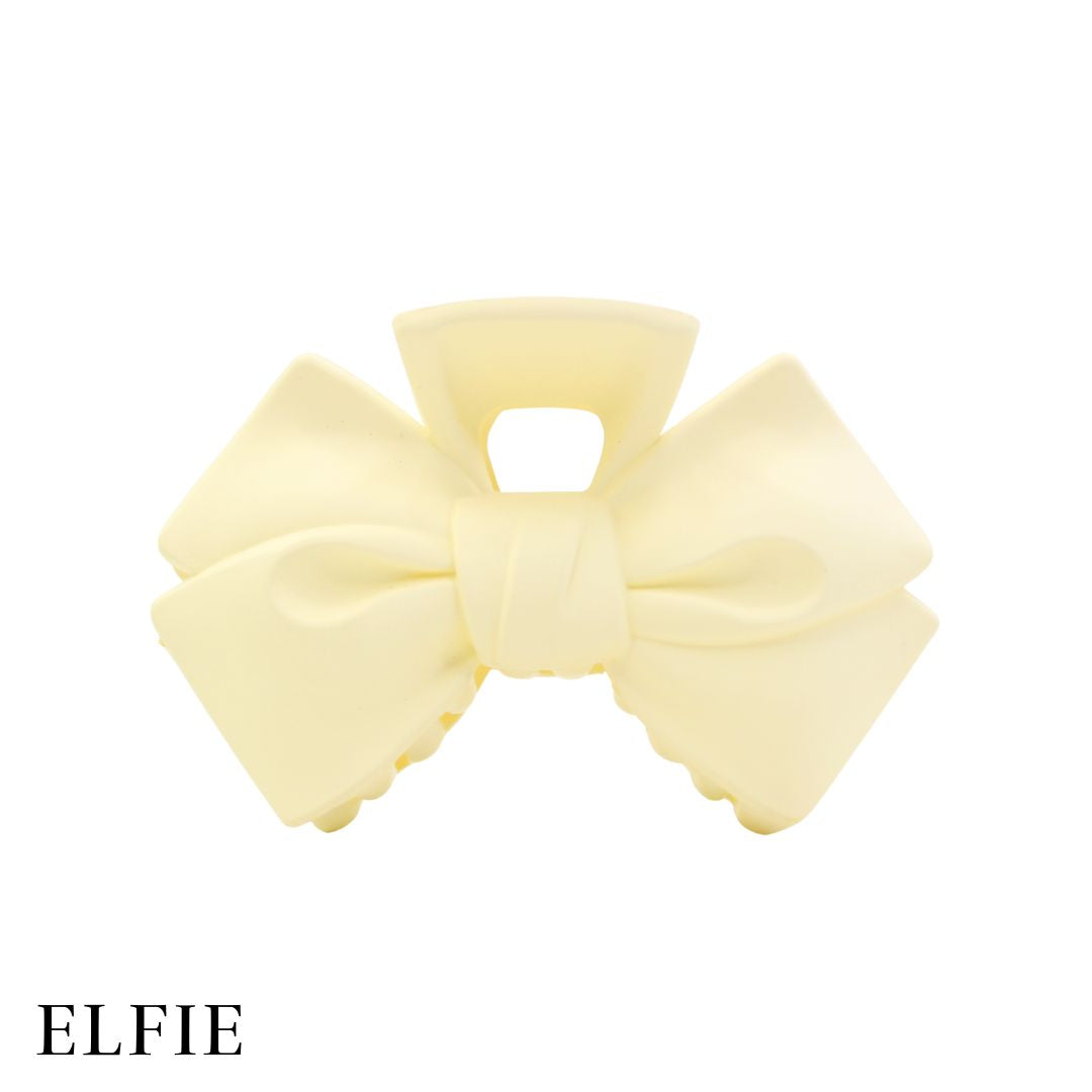 Hard Plastic Bow Hair Claw