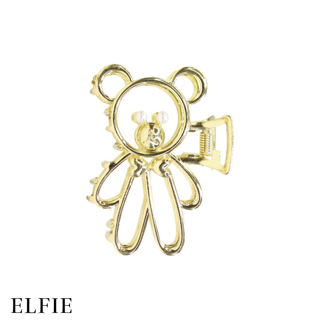 Teddy Metal Hair Claw