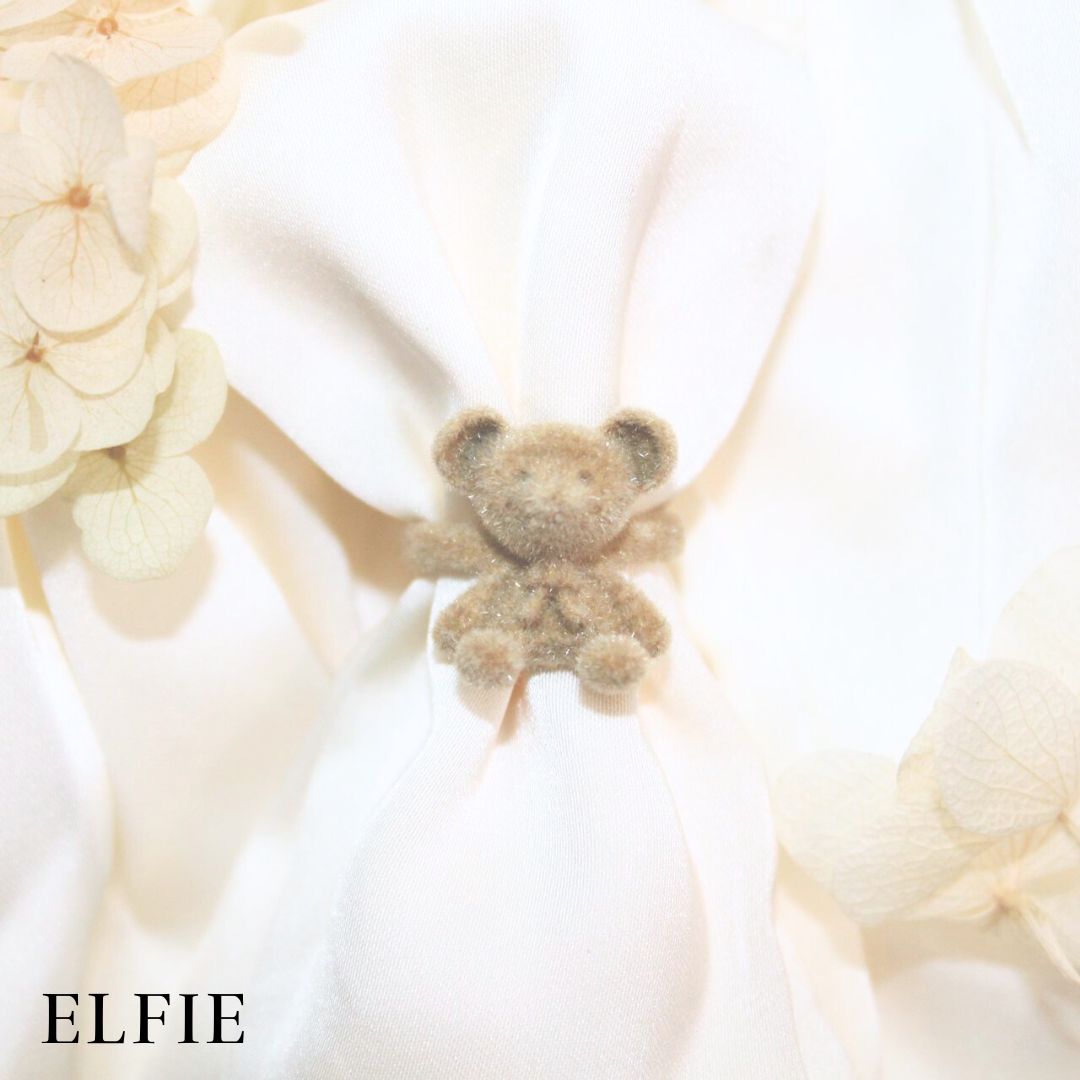 Brown Teddy Adjustable 18K Ring