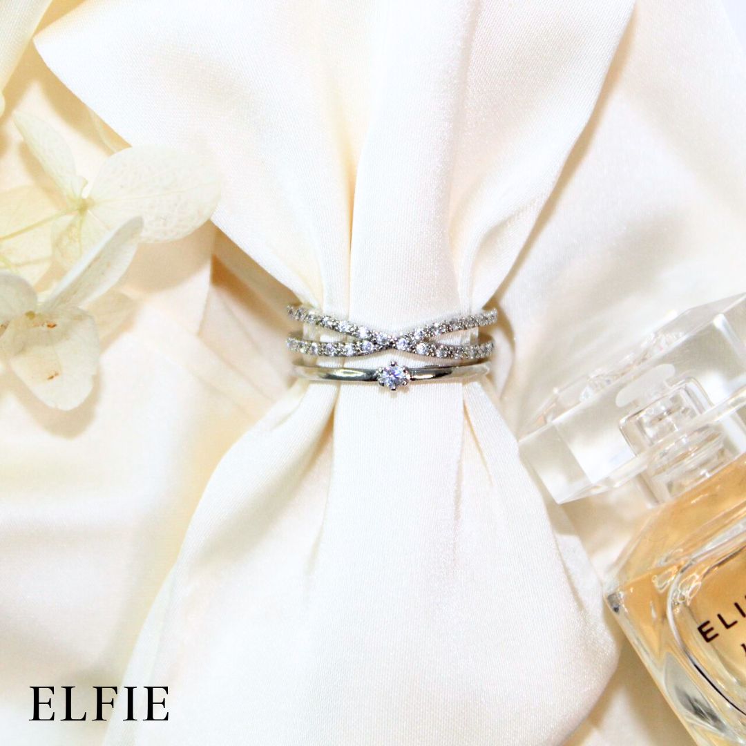 Eternity Diamond Adjustable 18K Silver Plated Ring