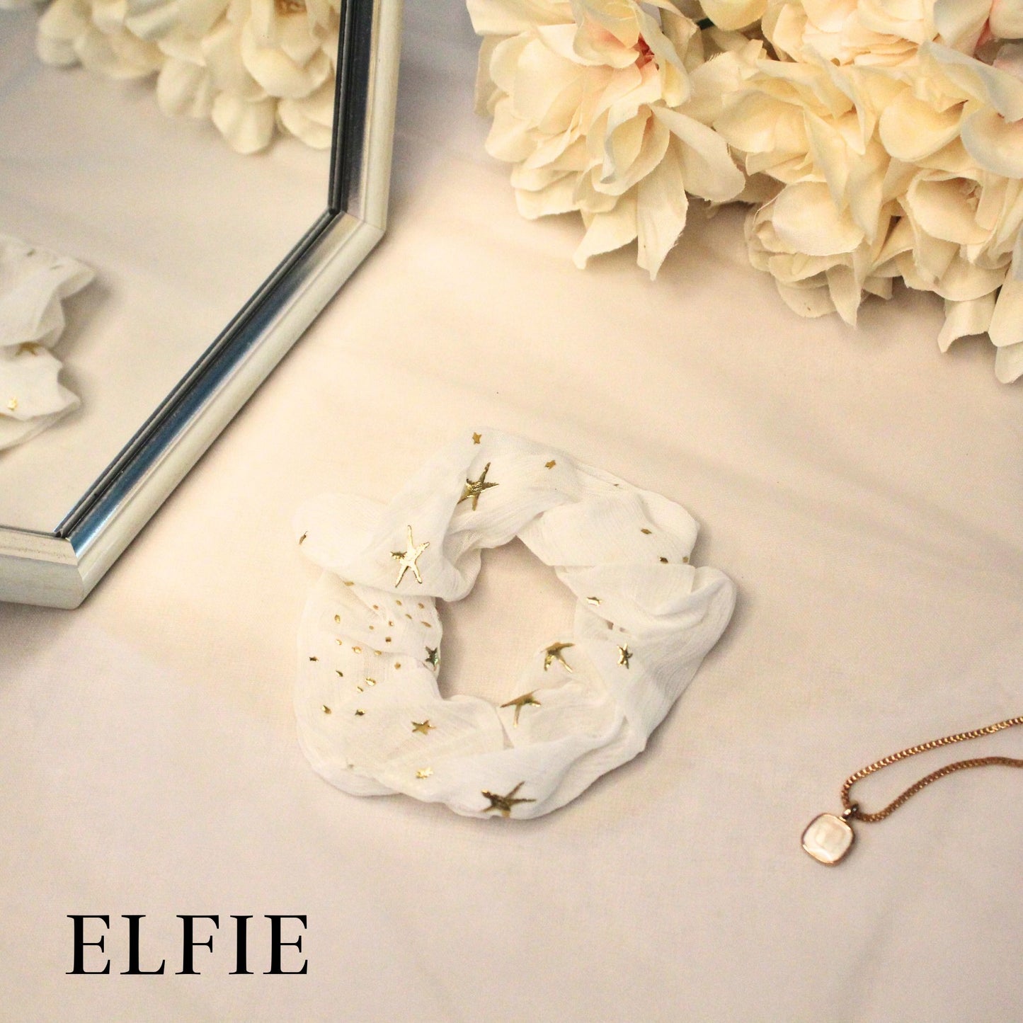 Golden Star Scrunchie