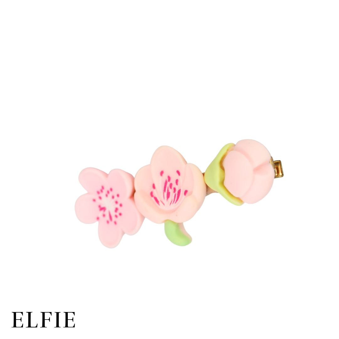 Light Pink Sakura Matte Hair Clip