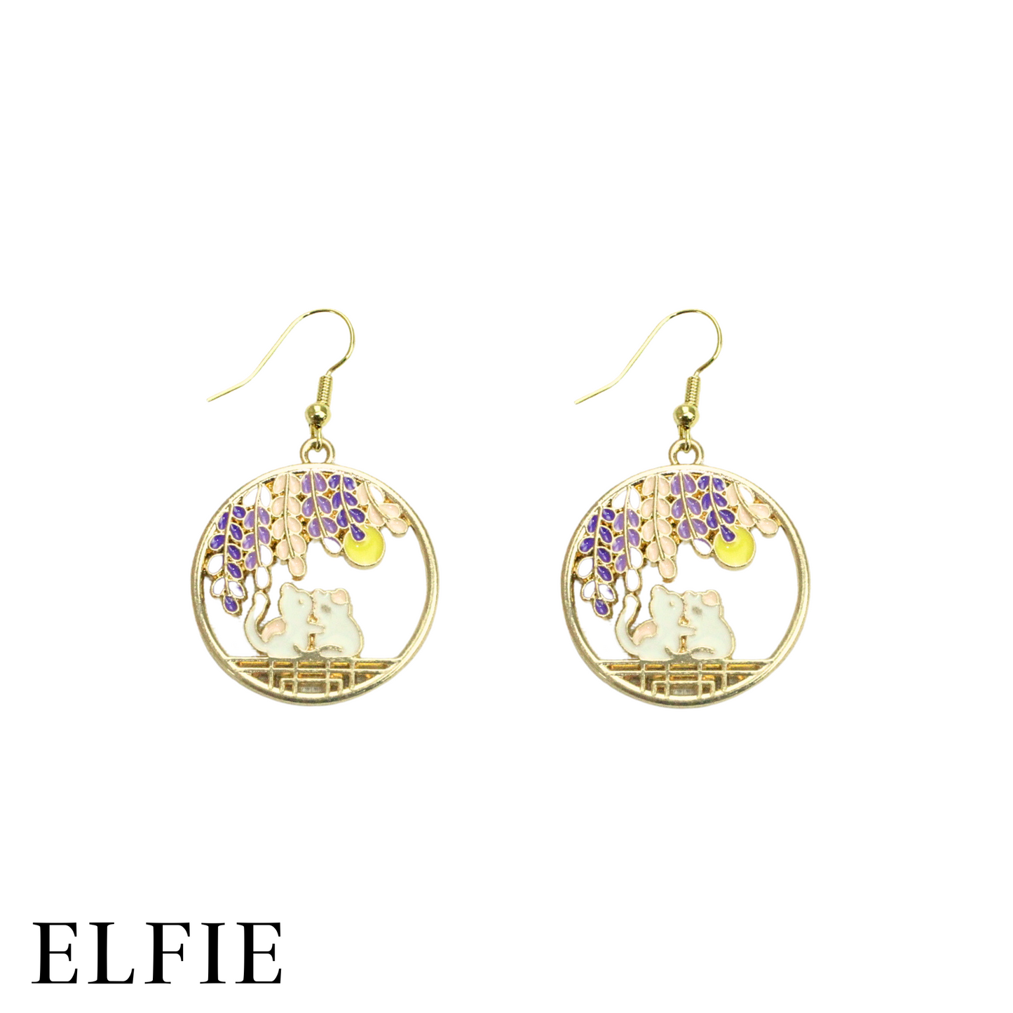 Romantic Cat Stud Earring