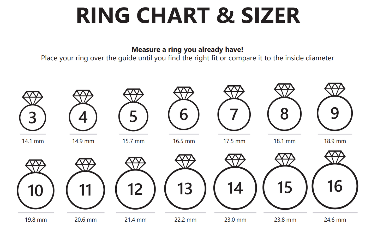 Glitter Eternity Titanium Ring