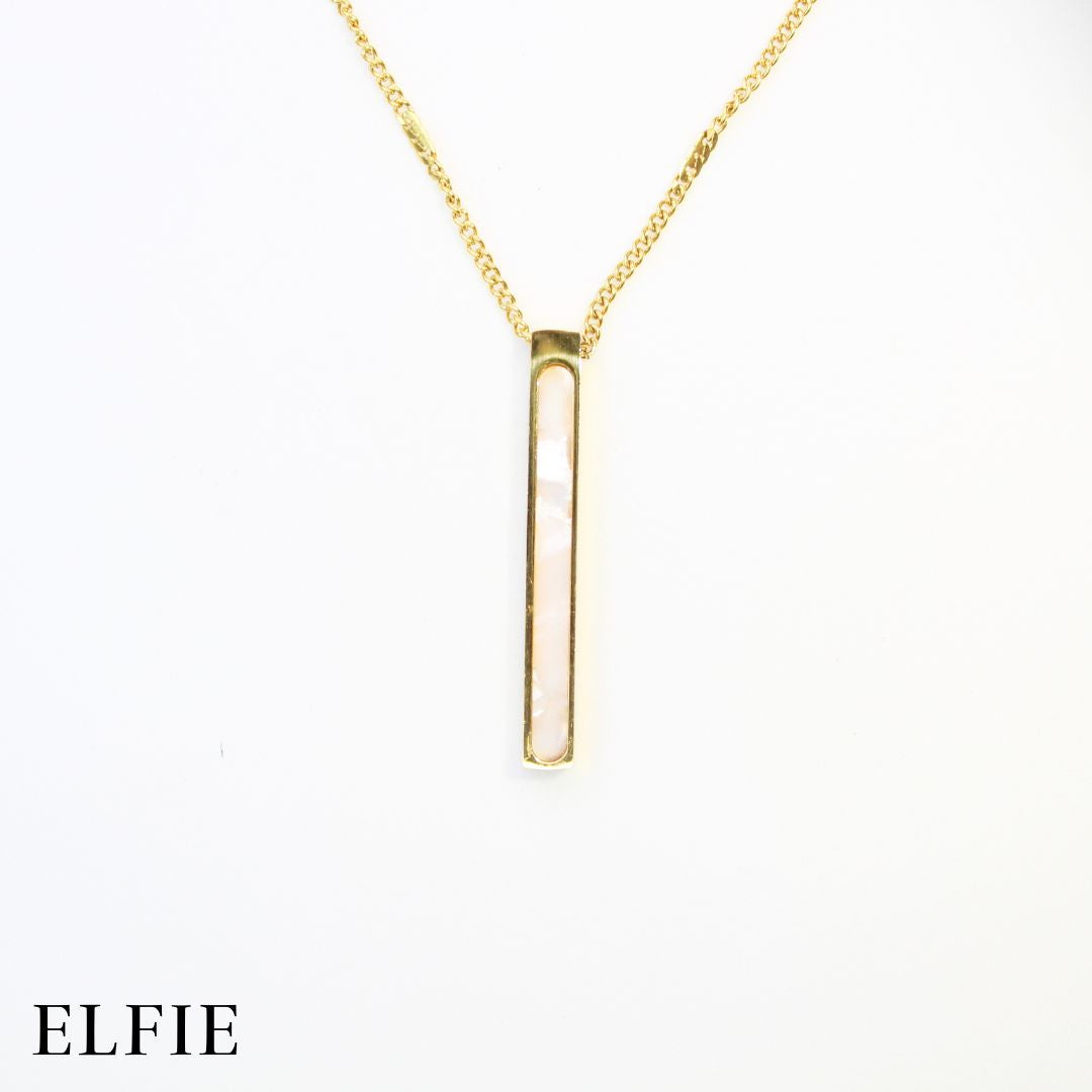 Auriel Bar Gold Titanium Necklace