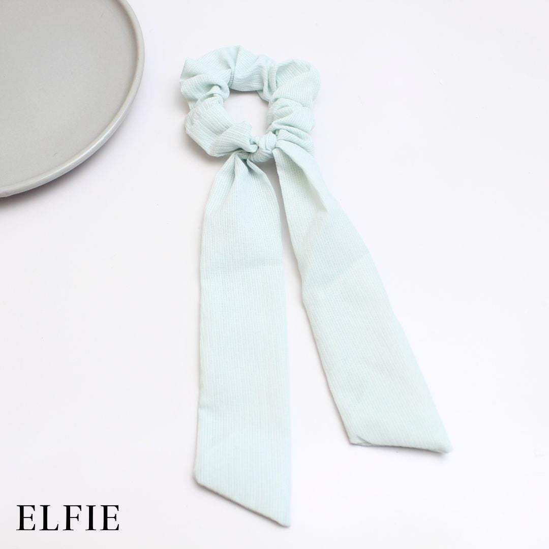 Plain Polyester Scarf Hair Tie