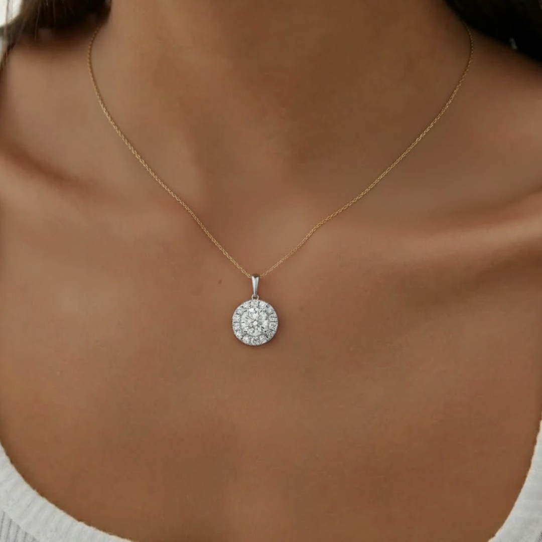 Leonara Silver Titanium Necklace