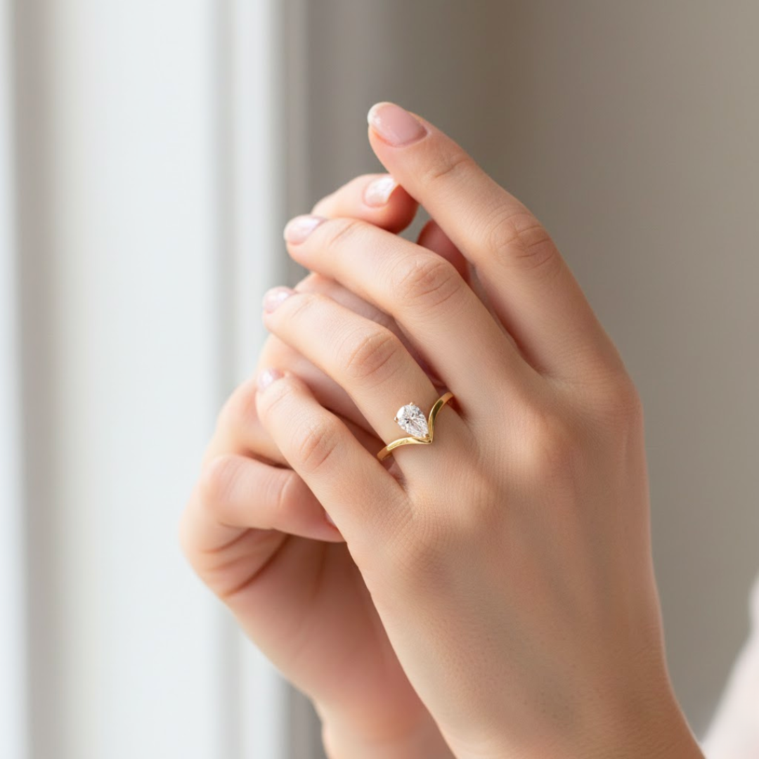 Meridian Gold Titanium Ring