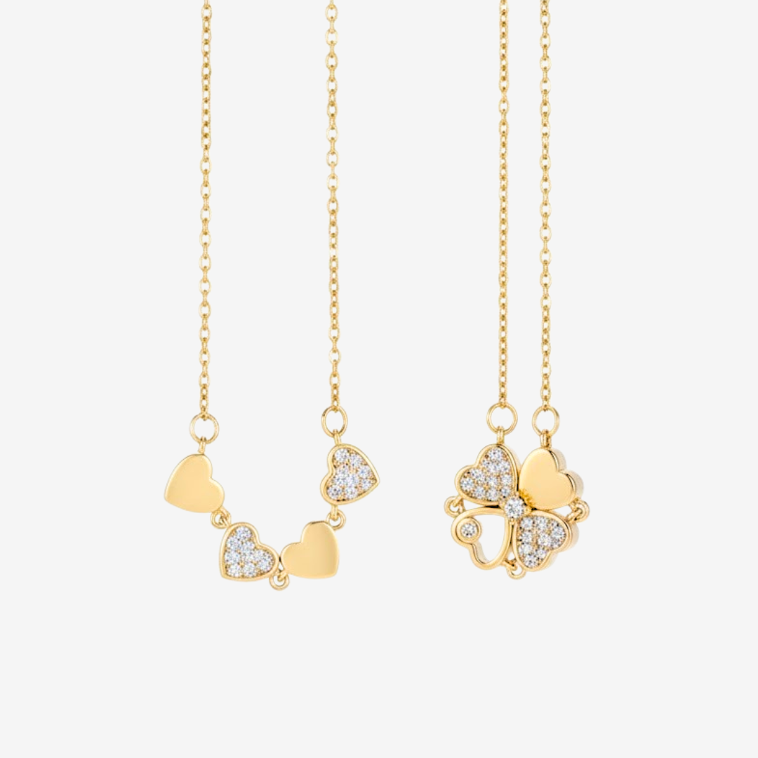 Love Cassara Gold Titanium Necklace