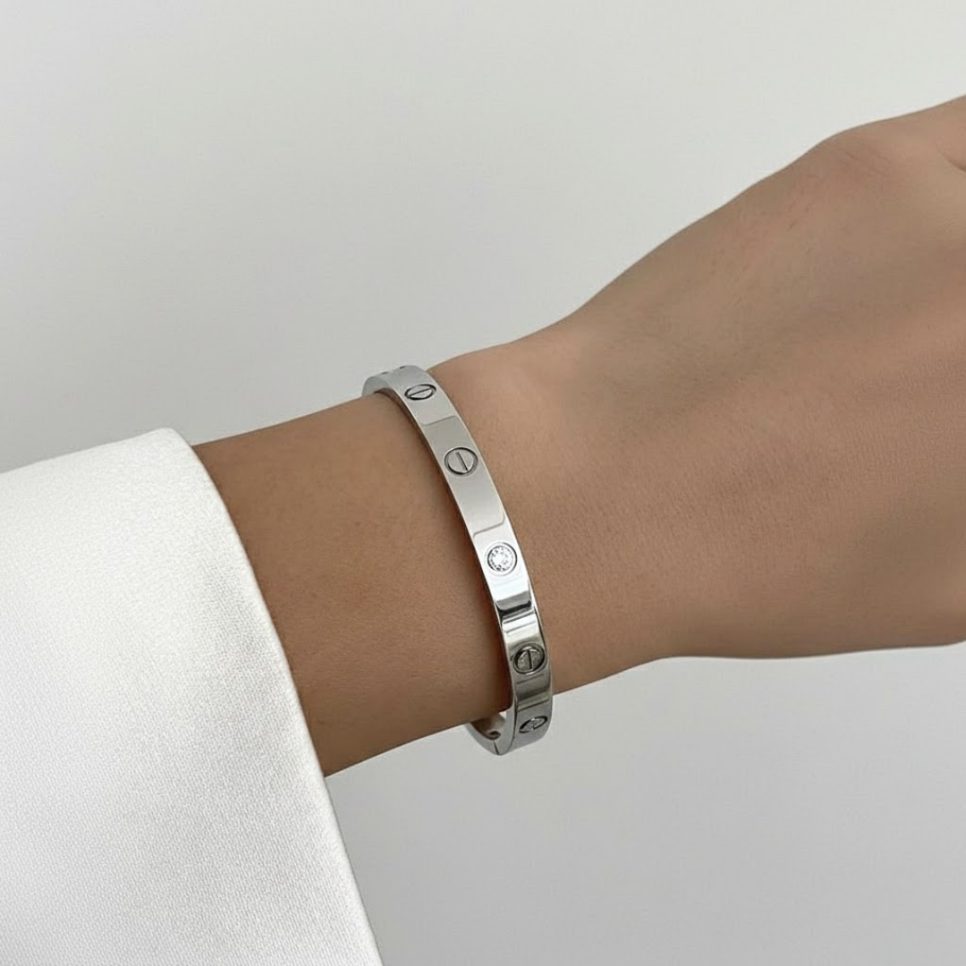Valene Gold Titanium Bangle