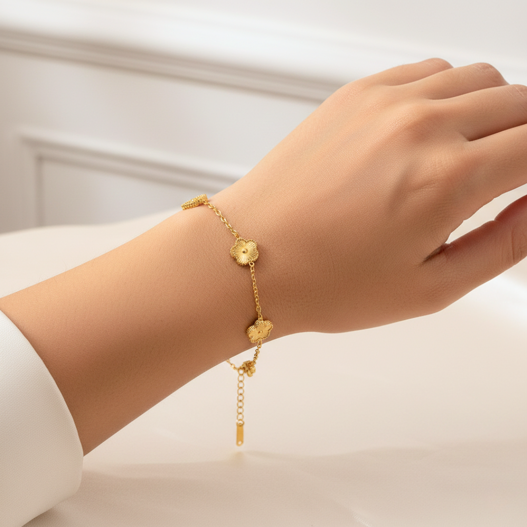Ever Bloom Titanium Bracelet