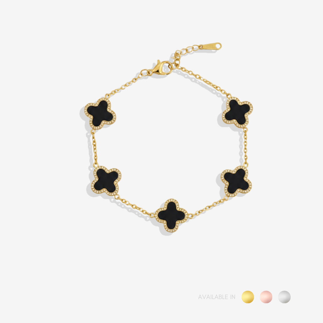Velvet Noir Gold Titanium Bracelet