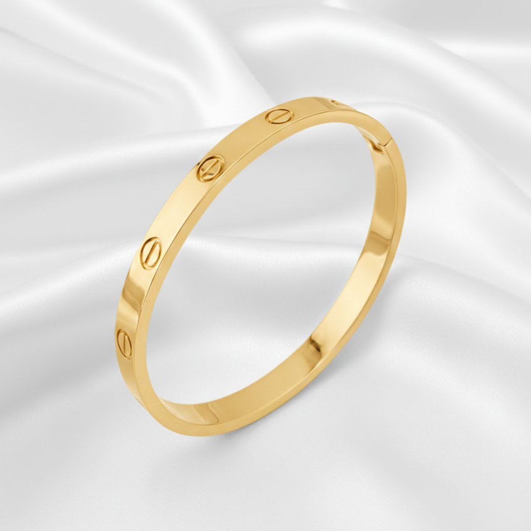Solene Silver Titanium Bangle