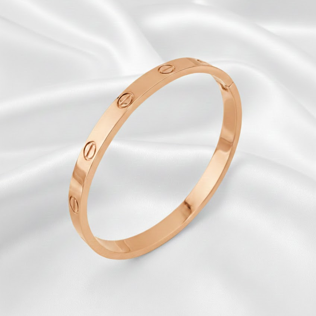 Solene Gold Titanium Bangle