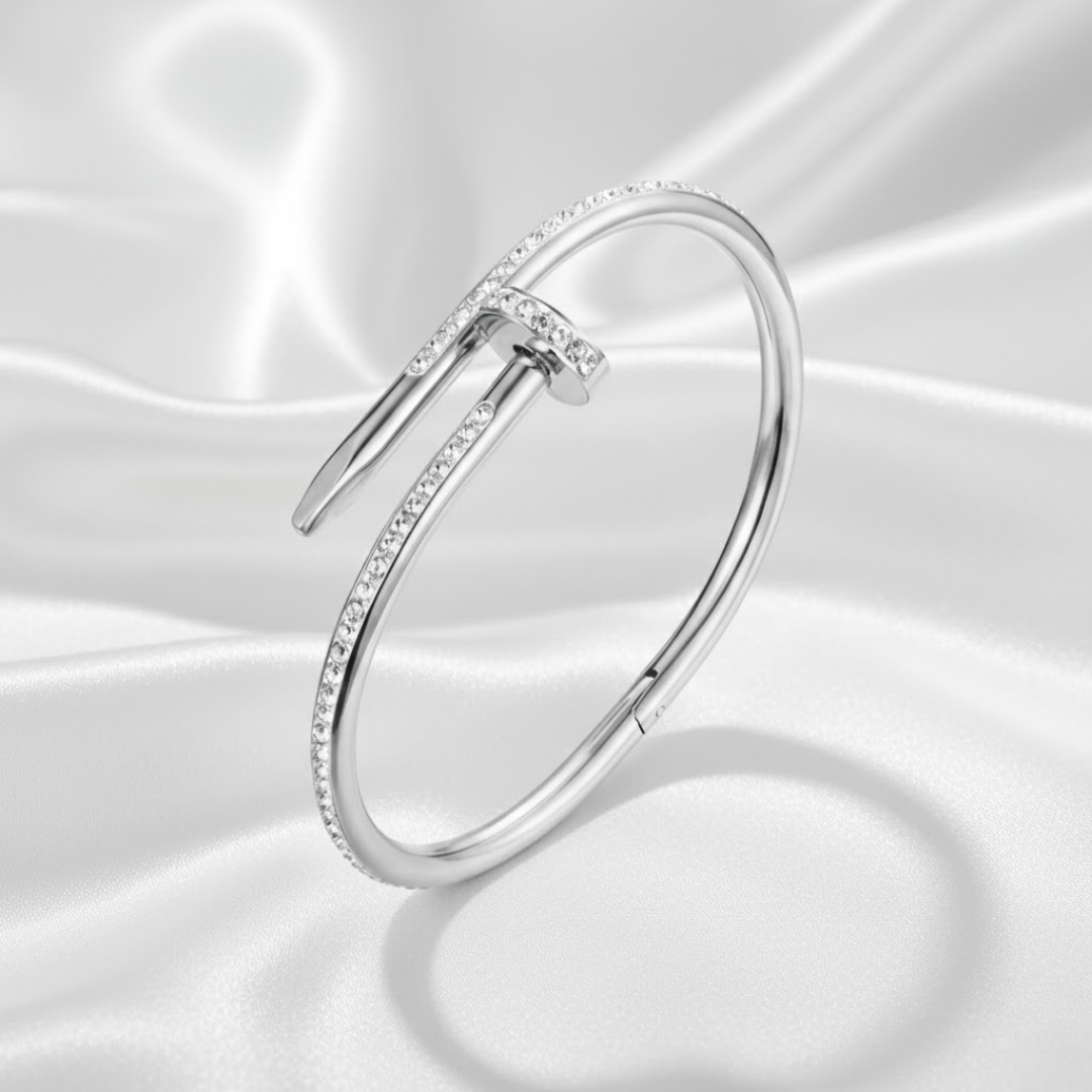 Virelle Silver Titanium Bangle