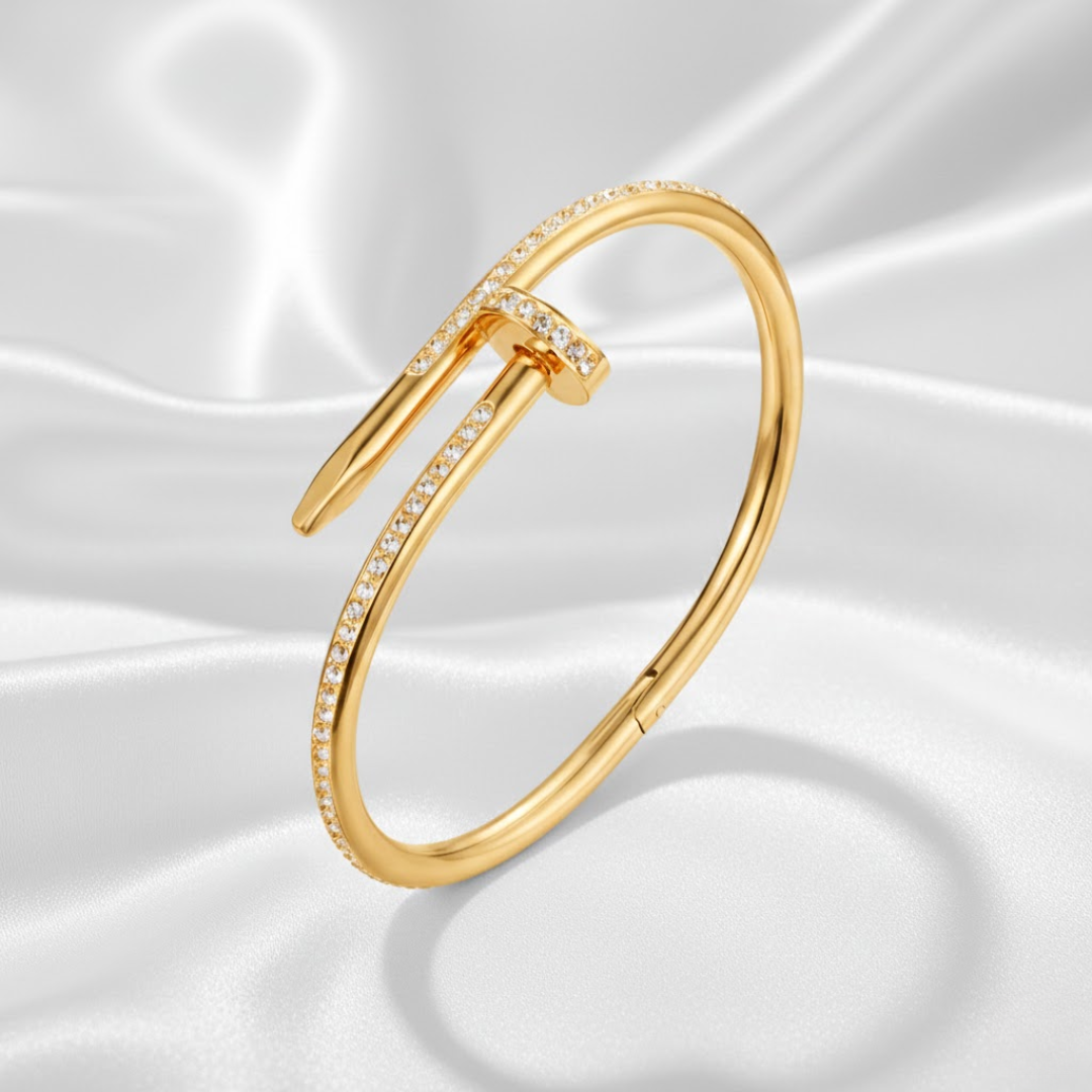 Virelle Silver Titanium Bangle