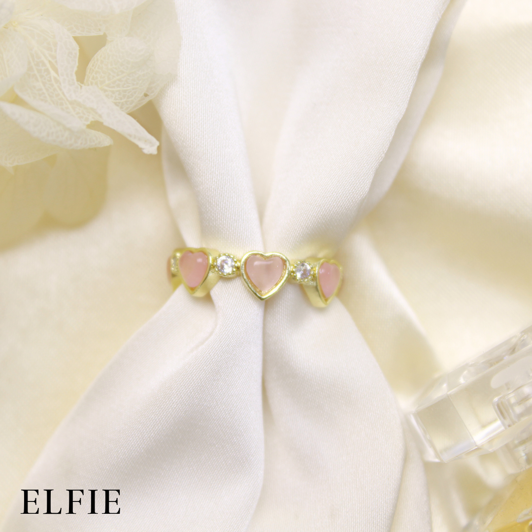 Dainty Heart 18K Ring