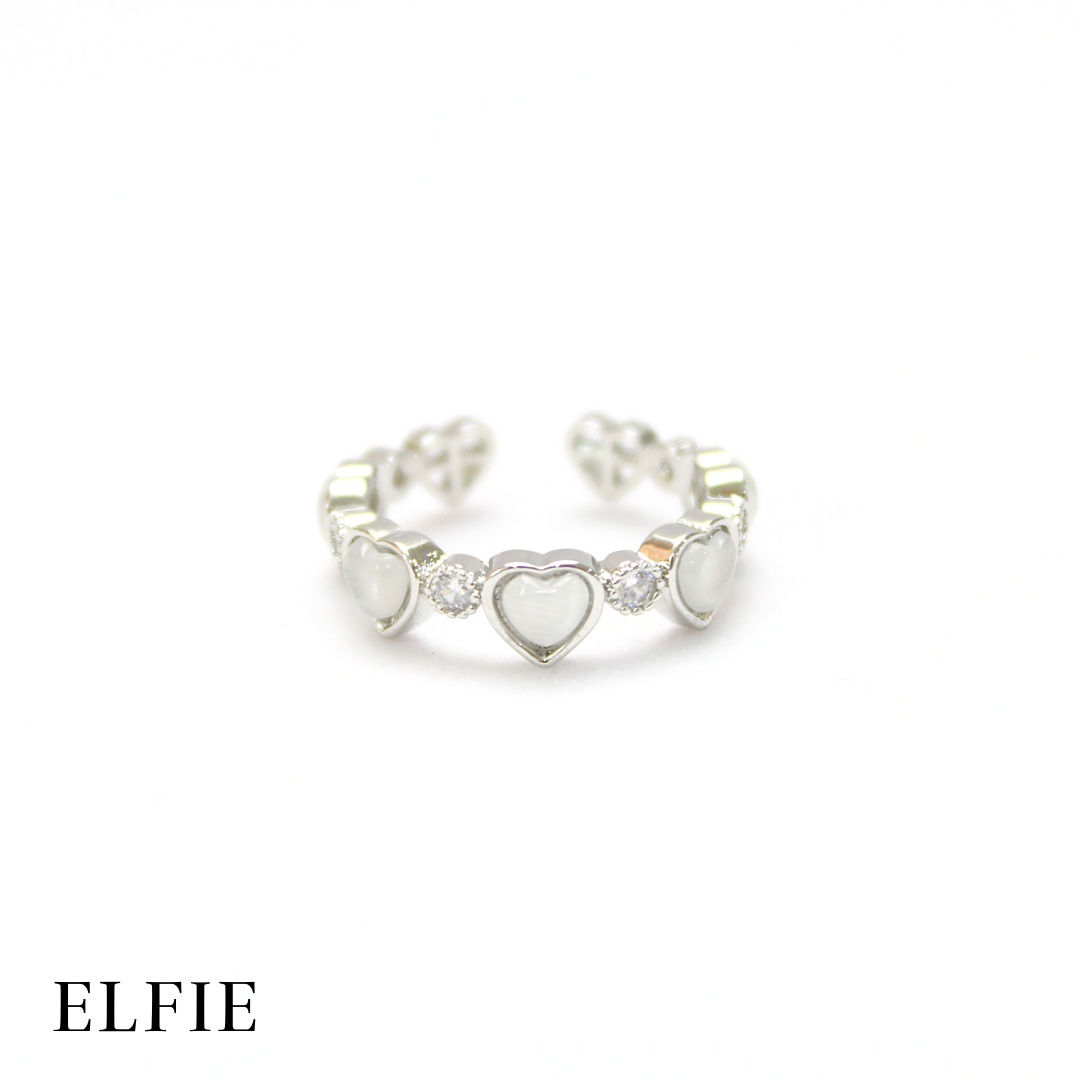Dainty Heart 18K Ring